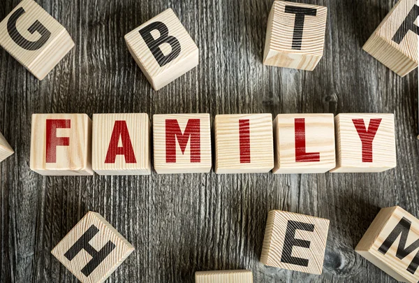 Wooden Blocks with the text — Stock Photo, Image