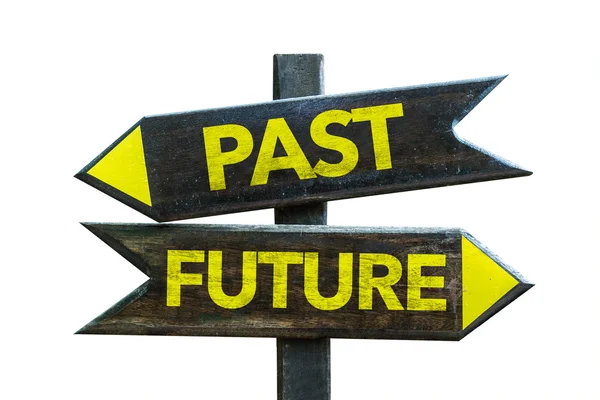 Past - Future signpost — Stock Photo, Image