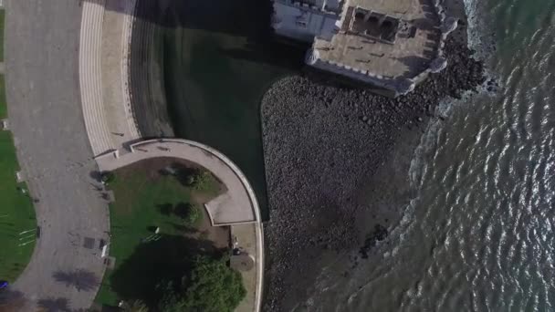 Belem turm in lisbon — Stockvideo