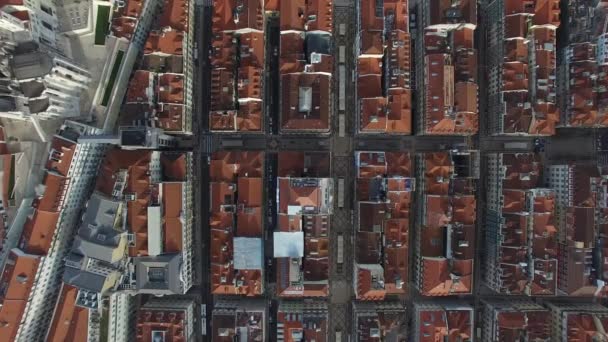Ciudad Baja de Lisboa — Vídeos de Stock