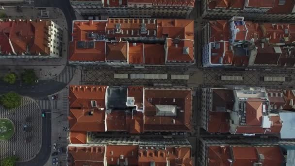 Lagere stad in Lissabon — Stockvideo