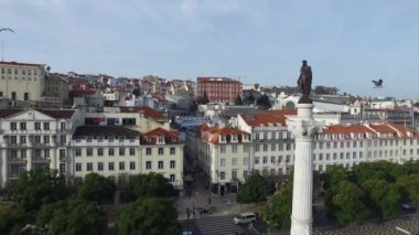 Lizbon'da Marques de Pombal Meydanı