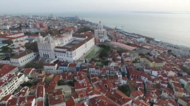 Alfama, Lizbon, havadan görünümü