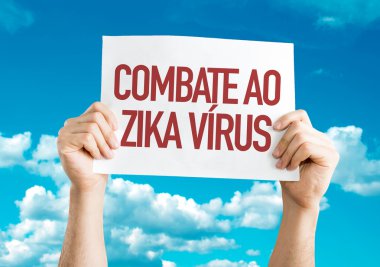 Zika virüs afişini karşı