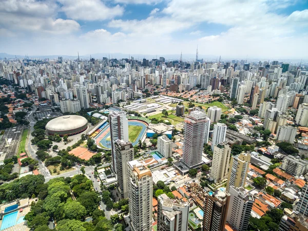 Sao Paulo na den, Brazílie — Stock fotografie