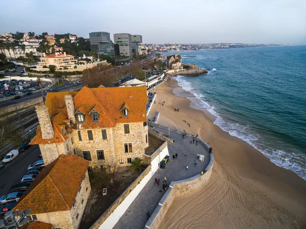 Lisbon'ın sahil Estoril beach — Stok fotoğraf