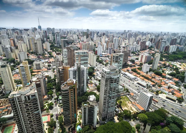 Sao Paulo w ciągu dnia, Brazylia — Zdjęcie stockowe