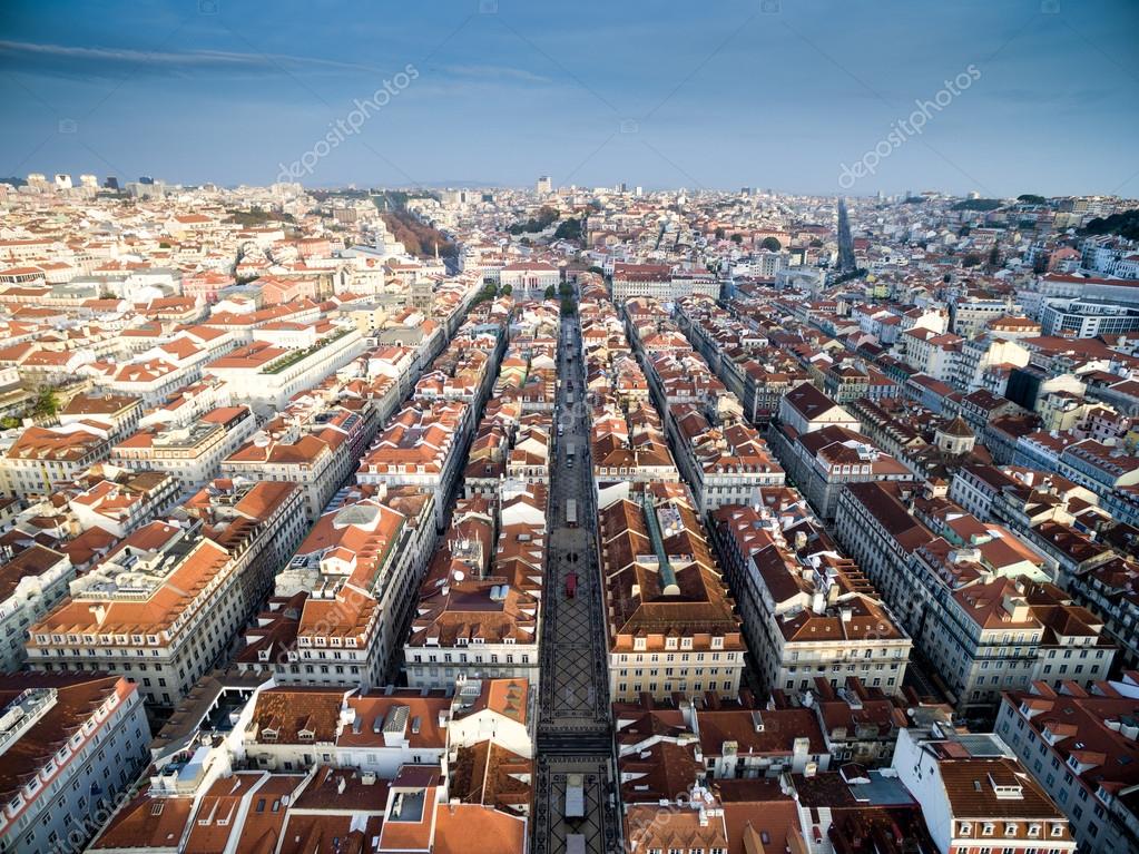 Baixa Chiado, Lisbon, Portugal — Stock Photo © gustavofrazao 97819530
