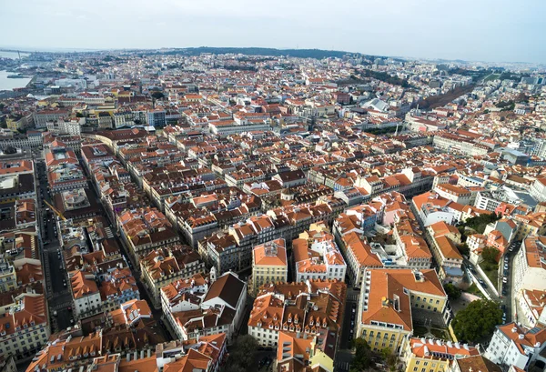 Panoramę miasta Lizbona, Portugalia — Zdjęcie stockowe