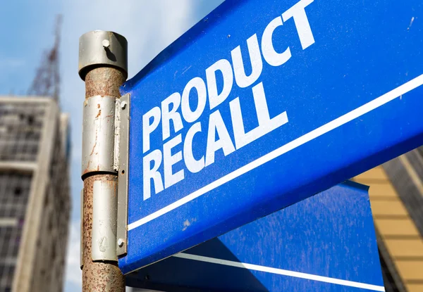 Značka produktu Recall — Stock fotografie