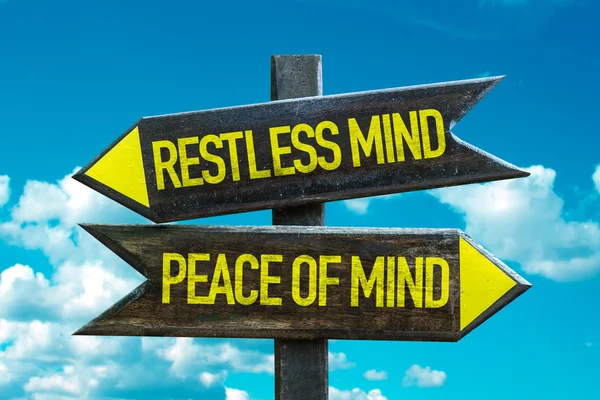 Restless Mind - Tanda tangan Peace of Mind — Stok Foto