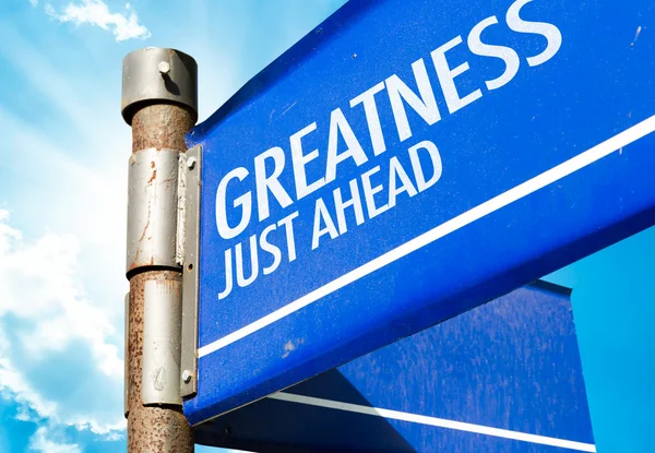 Greatness Just Aehad signo — Foto de Stock