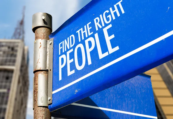 Find The Right People sign — Stock Photo, Image