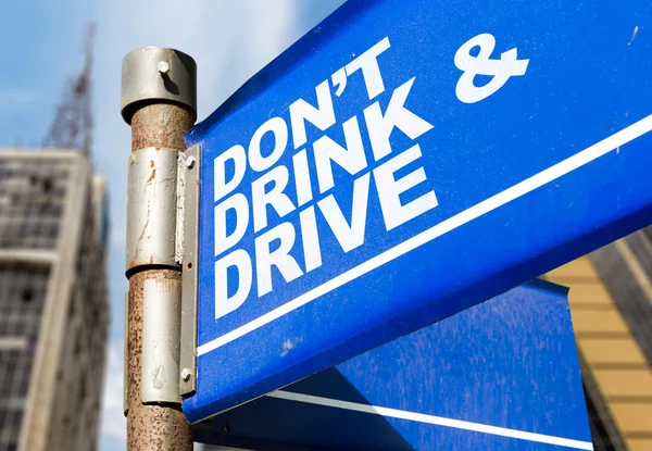 Niet ondertekenen drinken & station — Stockfoto