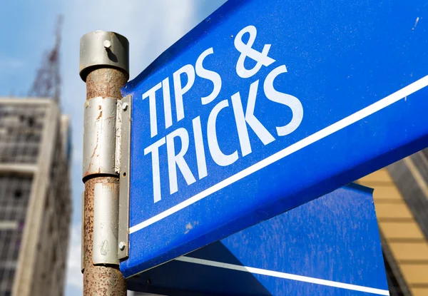 Tips & Tricks tecken — Stockfoto