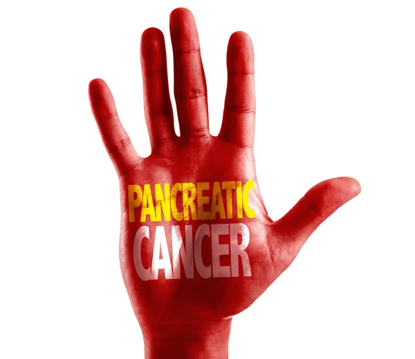 Cancro al pancreas scritto a mano — Foto Stock