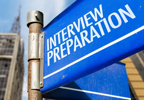 Interview Preparation sign — Stock Photo, Image