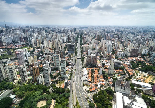 Sao Paulo na den, Brazílie — Stock fotografie