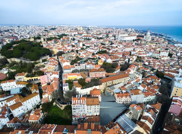 Skyline van Lissabon, Portugal — Stockfoto