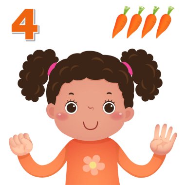 Numarayı ve saymayı çocukların elleriyle öğrenin.
