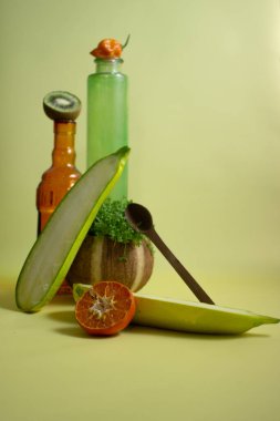 Meyve ve sebzeli modern yaşam