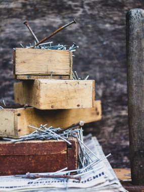 eski model yapı araçları hala hayat dolu