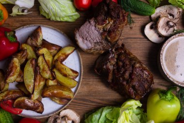 Beyaz arka planda sebzeler