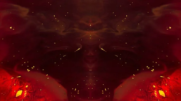 Soyut bir arkaplanda renkli desenler