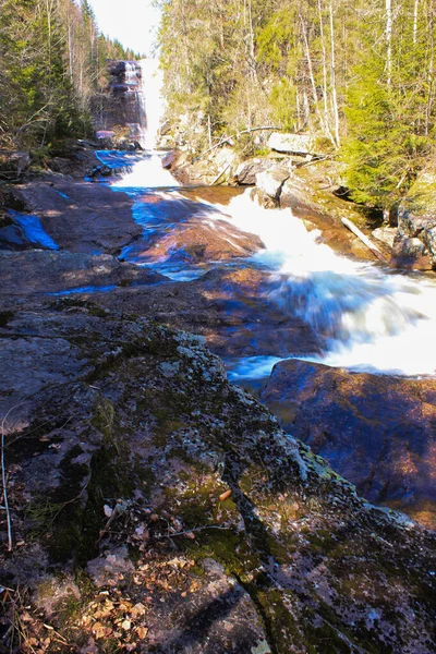 Cachoeira Nas Montanhas Solbergfossen — Fotografia de Stock