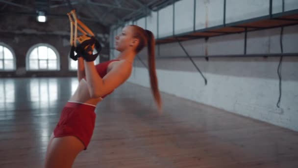 Ragazza boxe — Video Stock