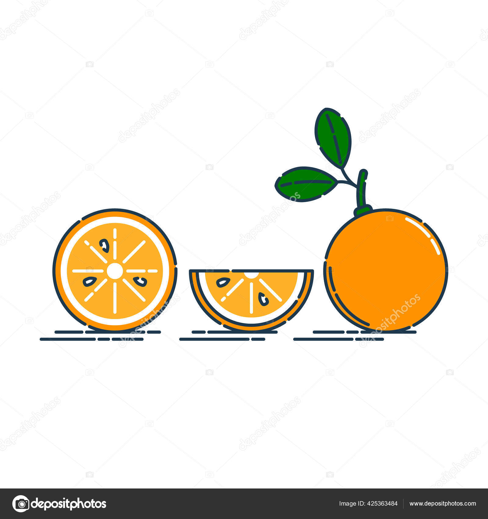 Results from following Bardot Brush: Draw a cute orange : r/ProCreate