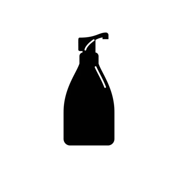 Pojemnik Kosmetyczny Postaci Plastikowej Butelki Głowicą Natryskową Projekt Ilustracji Postaci — Wektor stockowy