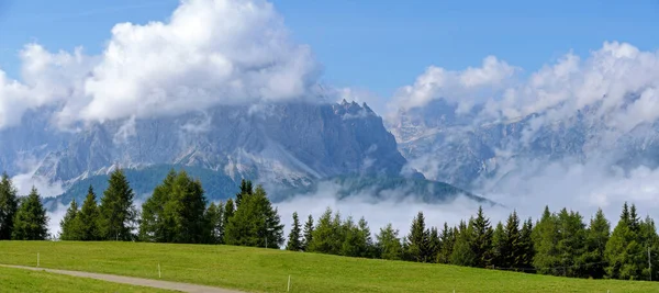 Vista Desde Montaña Helm Llamada Elferkofel Parte Los Dolomitas Sexten — Foto de Stock