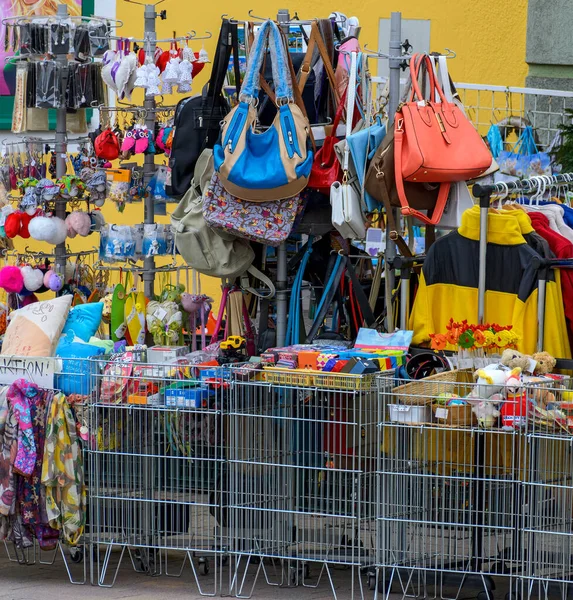 Presentation Varor Allmän Butik Gatan Bath Tatzmannsdorf Österrike — Stockfoto