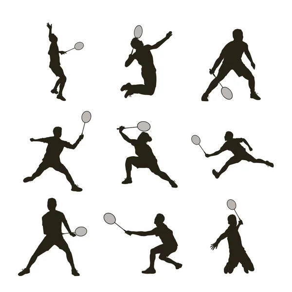 Badminton Oyuncu Silueti-e-02