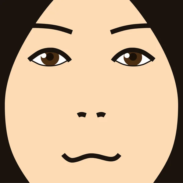 karikatür yüz ifadesi basit