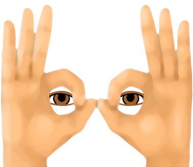 çizgi film el duygu bak