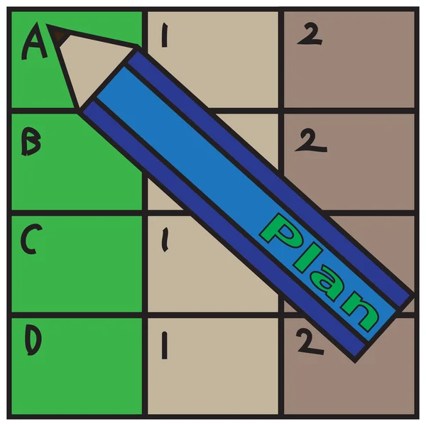 Векторний знак цитати папір план олівця — стоковий вектор