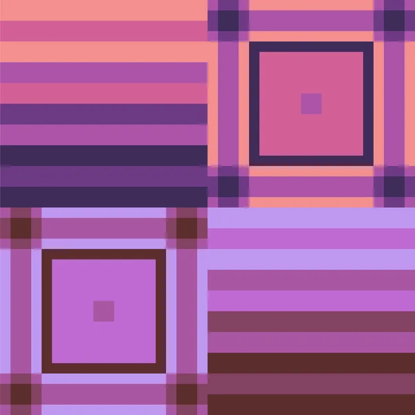 Muster-Pixel-Kunst Rosa-Lila — Stockvektor