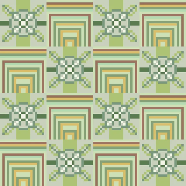 Візерунок текстури пікселя зелений — стоковий вектор