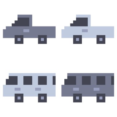 Resimde piksel sanat simge van