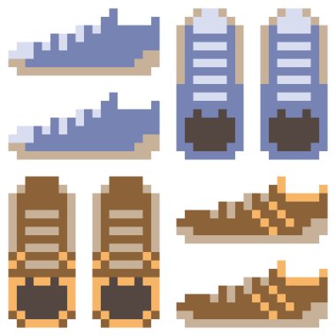 Resimde piksel sanat simge Ayakkabı