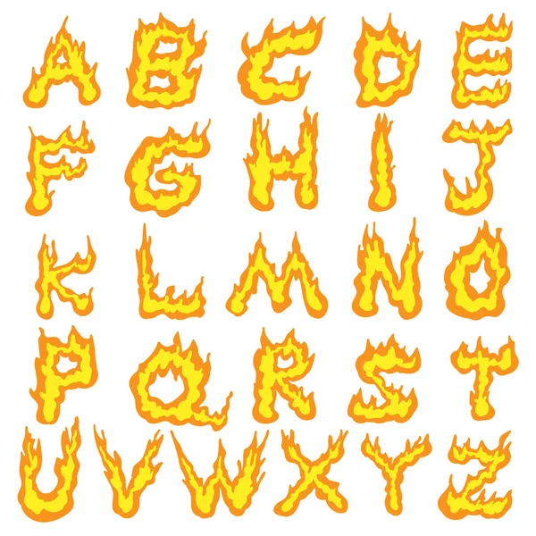 örnek yazı tipi tasarım yangın sermaye ayarla