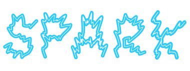 illüstrasyon vektör sanat metin word tasarım kıvılcım