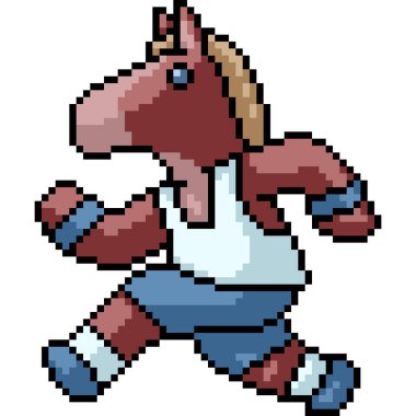 At maratonu pikselinin izole edilmiş arka plan koşusu