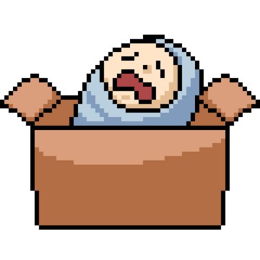 Piksel bebek terk etme sanatı izole edilmiş suç geçmişi