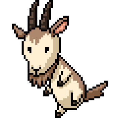 Keçi Çocuk 'un izole edilmiş arka planda dans etme sanatı