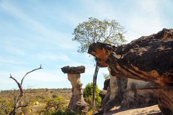 Sao Chaliang krajina, úžasné přírodní skalní — Stock fotografie