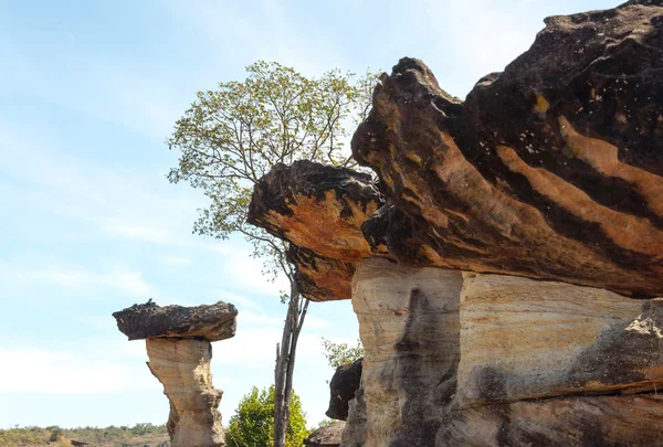 Paisagem de Sao Chaliang, Incrível Natural de rocha — Fotografia de Stock