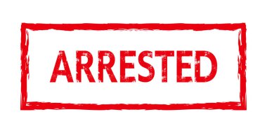 Tutuklanmış mürekkep izi grunge etkisi. Geçmişe dönük amblem.